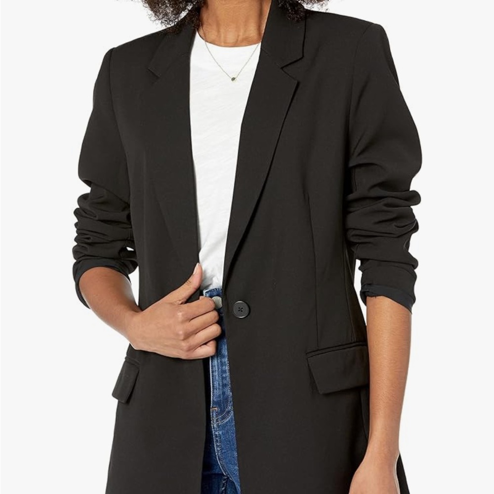 Long Black Blazer The Drop